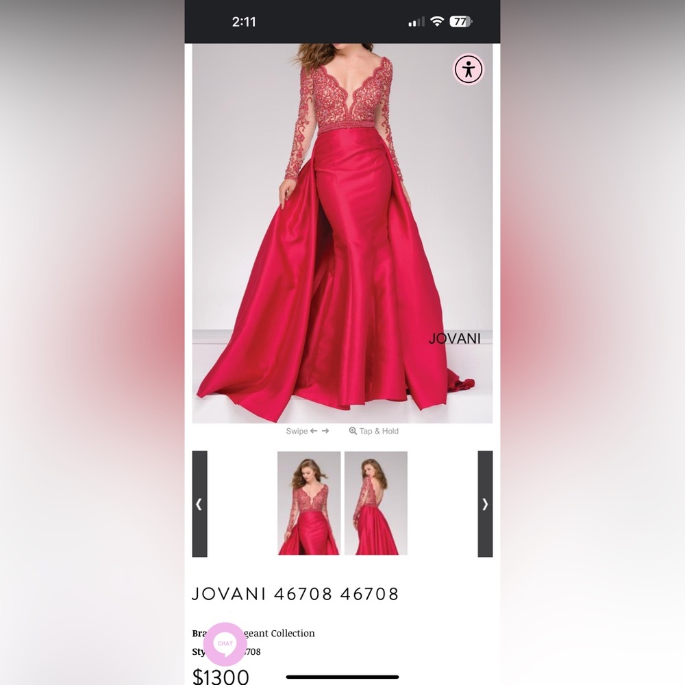 Jovani Couture Pageant Collection 46708